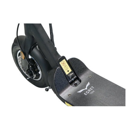 EGRET TEN V4 E-Scooter Monopattino elettrico 48 V / 500 Watt ( 95806-B ) 20 km/h - fino a 42 km di autonomia / nero / Omologazione stradale con ABE