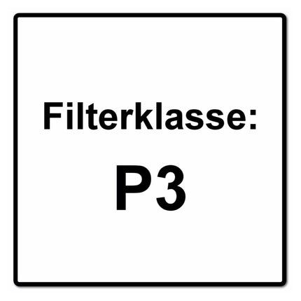 Dräger X-plore 3300 L Atemschutz Maske Halbmaske für Bajonettfilter Größe L + X-plore P3 R Partikelfilter 2 Stück Bajonettfilter
