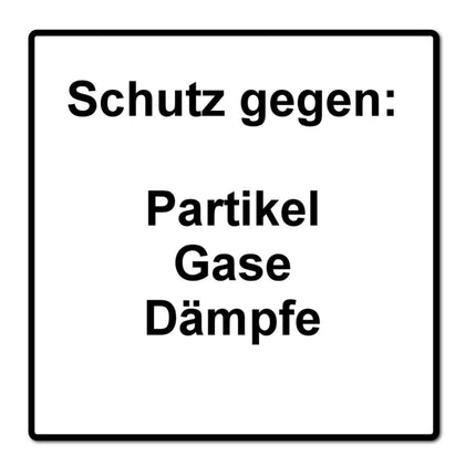 Dräger X-plore 3300 S Atemschutz Maske Halbmaske für Bajonettfilter Größe S + 2x X-plore A2 Gasfilter Bajonettfilter ( 6738873 )