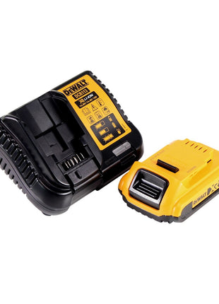 Scie sauteuse à batterie DeWalt DCS 331 D1 18V + 1x batterie 2,0Ah + chargeur + 15x lame de scie sauteuse