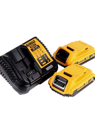 Scie sauteuse à batterie DeWalt DCS 331 D2 18V + 2x batteries 2,0Ah + chargeur + 15x lame de scie sauteuse