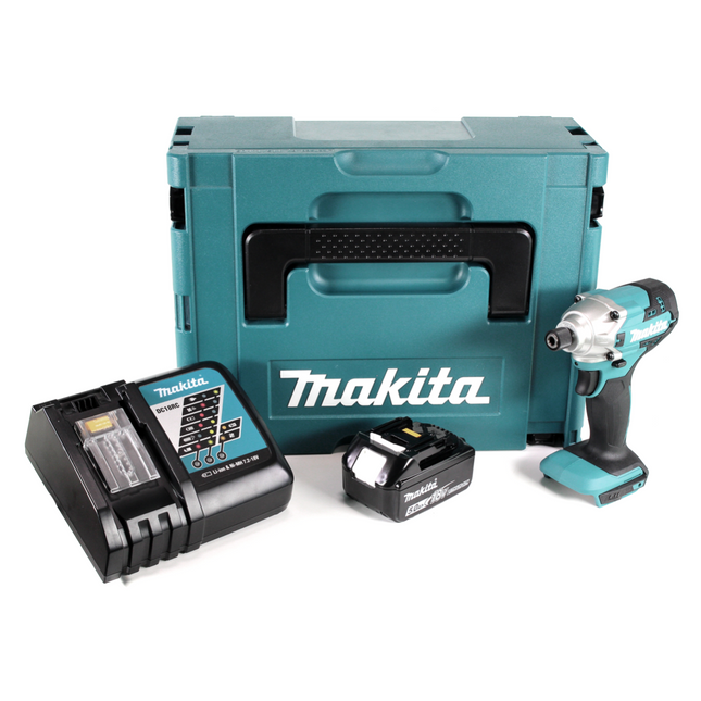 Makita DTD 156 RT1J Akku Schlagschrauber 18V 155Nm + 1x Akku 5,0Ah + Ladegerät + Makpac - Toolbrothers