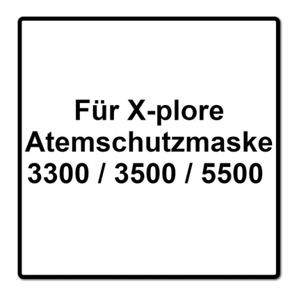 Dräger X-plore P3 R Filtri a baionetta - per X-plore 3300 / 3500 / 5500 ( 6738011 ) - 22 pz.