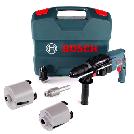 Perceuse à percussion Bosch GBH 2-26 F 830W 2,7J SDS-plus Solo + accessoires pour forets M16 + coffret