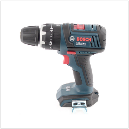 Bosch GSB 18 V Li 18V Li-Ion Professional Akku Schlagbohrschrauber Solo nur das Gerät ohne Zubehör - Toolbrothers
