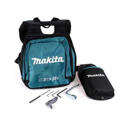 Makita DUP 361 PT2 Akku Rebschere Astschere 36 V ( 2x 18 V ) + 2x Akku 5,0 Ah + Doppelladegerät + Tasche