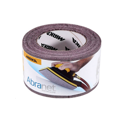 Rollo de papel de lija Mirka ABRANET 75mm x 10m P180 rollo de lija Velcro (545BI001183R)