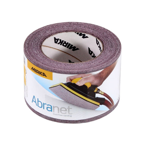 Rollo de papel de lija Mirka ABRANET 75mm x 10m P240 rollo de lija Velcro (545BI001253R)