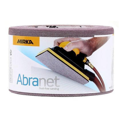 Mirka ABRANET Schleifpapier Rolle 75mm x 10m P320 Schleifrolle Klett ( 545BI001323R )
