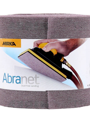 Mirka ABRANET Rouleau de papier abrasif 115 mm x 10 m P120  Klett (545BY001123R)