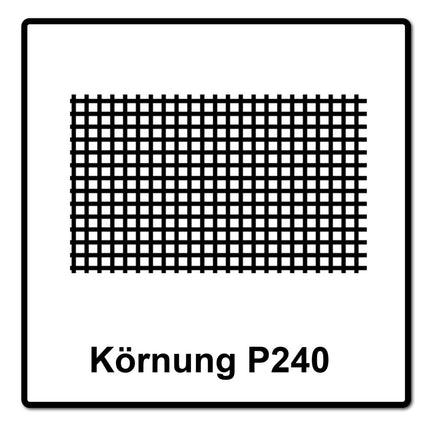 Mirka ABRANET Schleifpapier Rolle 115mm x 10m P240 Schleifrolle Klett ( 545BY001253R )