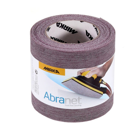 Rollo de papel de lija Mirka ABRANET 115mm x 10m P240 rollo de lija Velcro (545BY001253R)