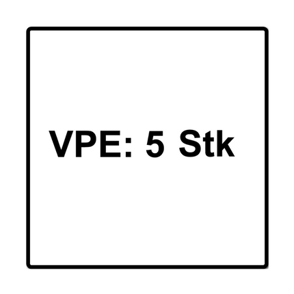 Lama in metallo duro Fein, 75 mm, Starlock 5 pezzi ( 63502118230 )