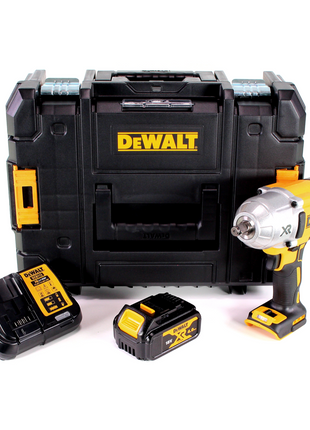 Clé à chocs sans fil Dewalt DCF 899 HM1 1/2" 18V 950Nm anneau HOG sans balais + 1x batterie 4,0Ah + chargeur + TSTAK