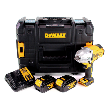 Dewalt DCF 899 HM2 Akku Schlagschrauber 1/2" 18V 950Nm Brushless HOG-Ring + 2x Akku 4,0Ah + Ladegerät + TSTAK