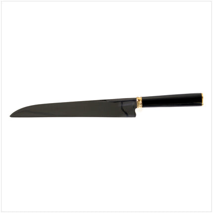 Serra Grande "Sushi & Sashimi" brasilianisches  Küchenmesser Kochmesser handgeschmiedet 25,4 cm Klinge mit rundem Griff  + echt Leder Messerscheide - Toolbrothers