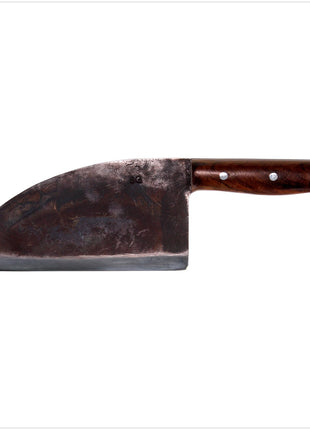 Serra Grande "Cutelo Carbono" cuchillo de cocina tradicional brasileño cuchillo de chef forjado a mano hoja de 8" + vaina de cuchillo de cuero genuino