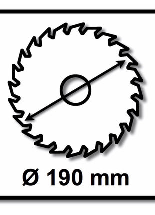 Festool 3x Feinzahn Kreissägeblatt HW 190 x 2,4 mm xFF W48 190 mm 48 Zähne FastFix ( 3x 492050 ) - Toolbrothers
