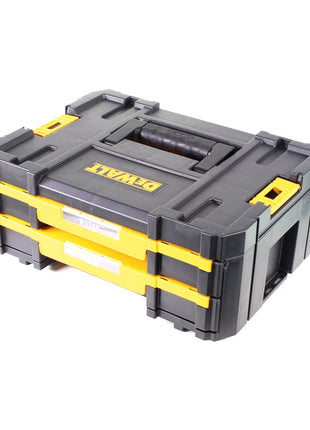 DeWalt DWST 1-70706 TSTAK IV Werkzeugbox + DT 70716 TSTAK CADDY Box für 5x ToughCases und 4x Tac Tac Box + Bit und Steinbohrer FlexTorq Set 75-tlg.