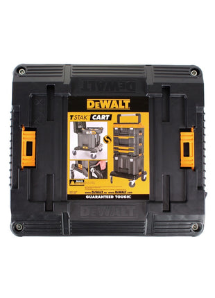 DeWalt DWST1-71229 TSTAK Chariot empilable pour planche à roulettes + DWST 1-70706 TSTAK IV + CADDY Box + Foret et foret à pierre FlexTorq Set 75 pièces