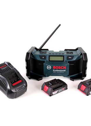 Radio de chantier Bosch GML SoundBoxx 14,4-18V + 2x batteries 2,0Ah + chargeur