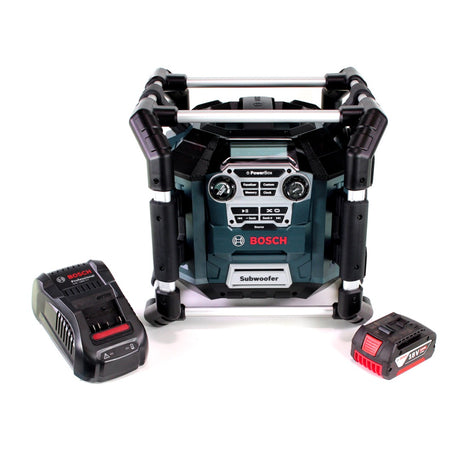 Radio de chantier Bosch GML 20 14,4-18V 1x batterie 5,0Ah + chargeur