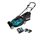 Makita DLM 431 RF2 Akku Rasenmäher 36V ( 2x18V ) 43cm + 2x Akku 3,0Ah + Ladegerät