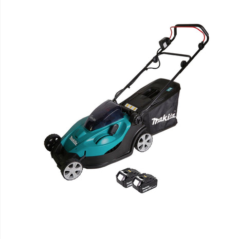 Makita DLM 431 G2 tondeuse à gazon à batterie 36V (2x18V) 43cm + 2x batterie 6,0Ah - sans chargeur