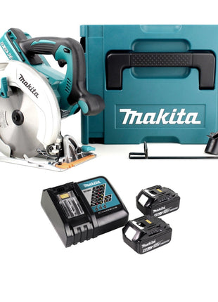 Sierra circular manual Makita DHS 710 RGJ batería Li-Ion 36V 190 mm + 2x baterías 6.0Ah + cargador + Makpac