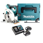 Sierra circular manual Makita DHS 710 RGJ batería Li-Ion 36V 190 mm + 2x baterías 6.0Ah + cargador + Makpac