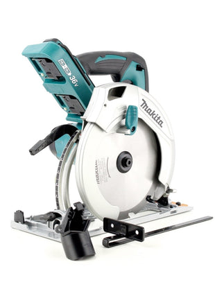 Makita DHS 710 RGJ 36V Li-Ion Scie circulaire sans fil 190 mm + 2x Batteries 6.0Ah + Chargeur + Coffret Makpac