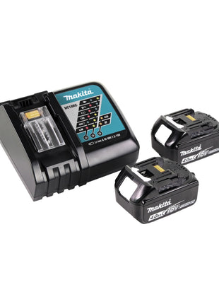 Soplador de hojas a batería Makita DUB 362 RM 2x18V + 2x batería 4.0Ah + cargador