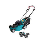 Cortacésped a batería Makita DLM 380 RM2 36V (2x18V) 38cm + 2x batería 4.0Ah + cargador