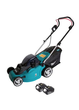 Makita DLM 380 G2 Akku Rasenmäher 36V ( 2x18V ) 38cm + 2x Akku 6,0Ah - ohne Ladegerät