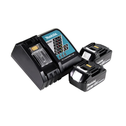 Miscelatore a batteria Makita DUT 130 RF 18V M14 Brushless + 2x batteria ricaricabile 3.0Ah + caricatore