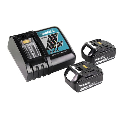 Makita DUT 130 RM Akku Rührgerät 18V M14 Brushless + 2x Akku 4,0Ah + Ladegerät