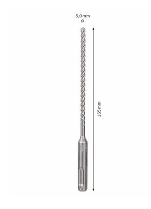 Bosch SDS-plus 7X Foret en carbure 5x100x165mm, certifié PGM ( 2608576105 )