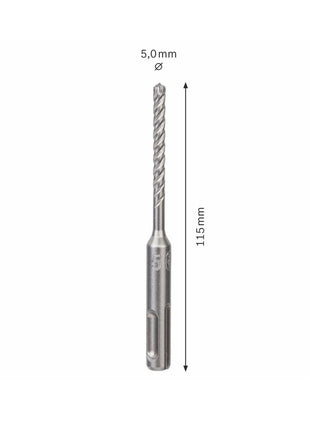 Taladro percutor Bosch SDS-plus 7X brocas 5x50x115mm carburo (2608576104) certificado PGM