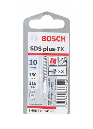 Bosch Hammerbohrer SDS-plus 7X Bohrer 10x150x215mm Carbide ( 2608576141 ) PGM zertifiziert