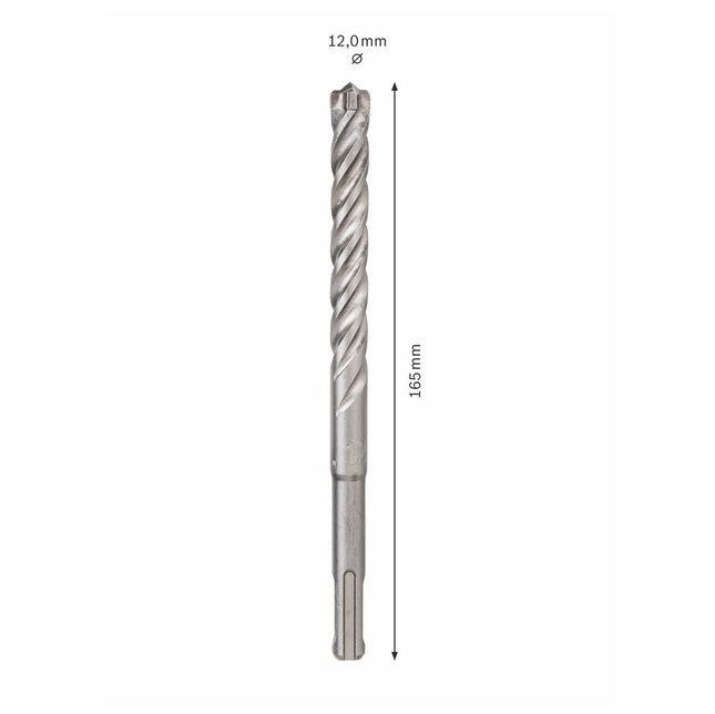 Bosch Hammerbohrer SDS-plus 7X Bohrer 12x100x165mm Carbide ( 2608576149 ) PGM zertifiziert