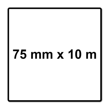 Mirka ABRANET 2x Schleifpapier Rolle 75mm x 10m P320 Schleifrolle Klett ( 2x 545BI001323R )