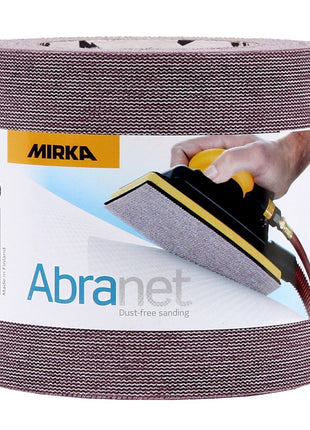 Mirka ABRANET 2x Schleifpapier Rolle 115mm x 10m P240 Schleifrolle Klett ( 2x 545BY001253R )