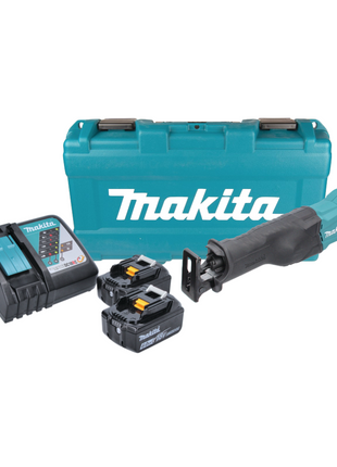 Makita DJR 186 RGK Akku Reciprosäge Säbelsäge 18 V + 2x Akku 6,0 Ah + Ladegerät + Koffer