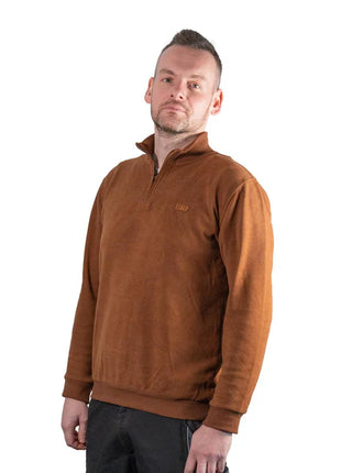 Toolbrothers Quarter-Zip Sweatshirt Casual Fit - AUTUMN COLLECTION Farbe Saffron Orange Größe M