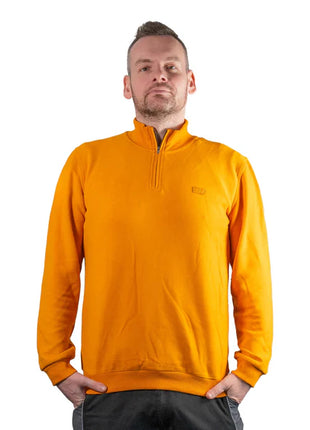 Toolbrothers Quarter-Zip Sweatshirt Casual Fit - AUTUMN COLLECTION Farbe Saffron Orange Größe M