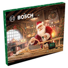 Calendario dell'Avvento Bosch 2024 con set di utensili da 33 pezzi ( 1600A0349X ) Cacciavite a cricchetto con impugnatura a T, cacciavite di precisione, cacciavite a taglio Stubby, accessori, cavatappi, borsa
