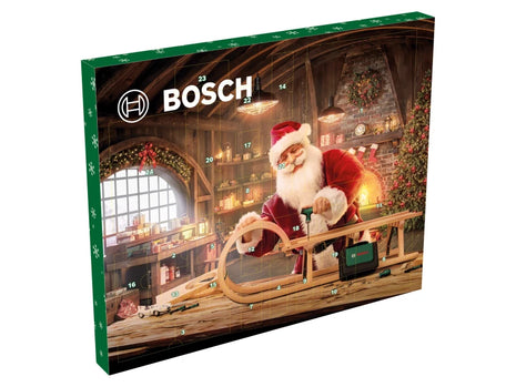 Bosch Handwerkzeug Adventskalender 2024 mit 33 tlg. Werkzeug Set ( 1600A0349X ) Bit-Ratschenschraubendreher T-Griff, Präzisionsschraubendreher, Bit-Schraubendreher Stubby, Zubehör, Korkenzieher, Tasche