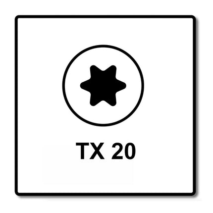 Fischer Power-Fast II FPF II Spanplattenschraube 4,5x60 mm 500 Stück ( 670275 ) Senkkopf mit Torx Teilgewinde galvanisch verzinkt, blau passiviert - Toolbrothers