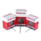 Fischer Power-Fast II FPF II tornillos para aglomerado 5,0x35 mm 200 piezas (670370) cabeza avellanada con rosca parcial Torx, galvanizado, pasivado azul