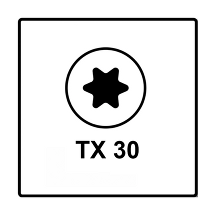 Fischer Power-Fast II FPF II Viti per pannelli 6,0x200 mm - 50 pz. ( 670696 ) Testa svasata con filettatura Torx parziale elettrolitica, blu passivata